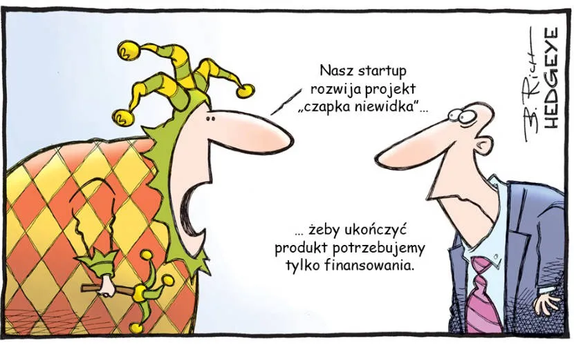 Wizjoner czy wariat_cartoon