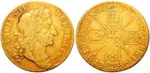 Historia brytyjskiego funta_zloto gwinea-min
