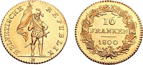 Historia franka szwajcarskiego_frank helwecki