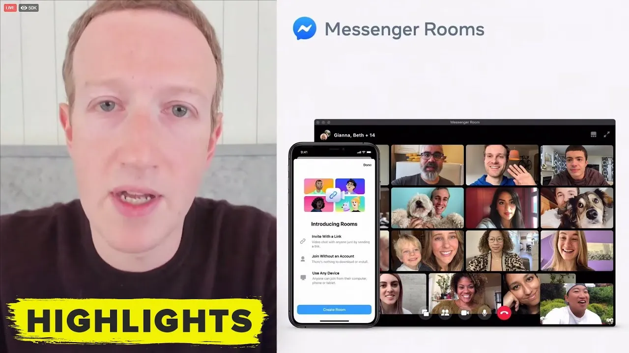 Dlaczego facebook – messenger rooms