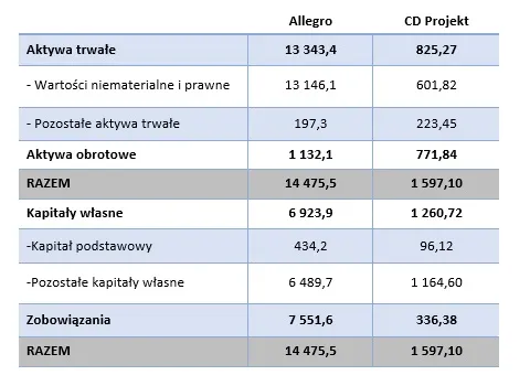 bilans analiza – ale i cdr bilans