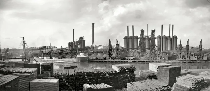 Zdjecie-z-1910-roku-przedstawiajace-zaklady-US.-Steel-w-Cleveland