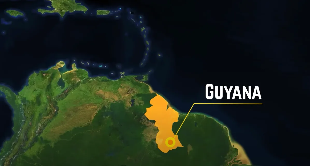 Polozenie-Gujany-na-mapie-Ameryki-Poludniowej