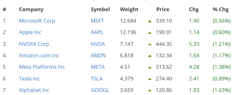 Spolki-z-Nasdaq-ktorych-udzial-w-indeksie-jest-najwiekszy