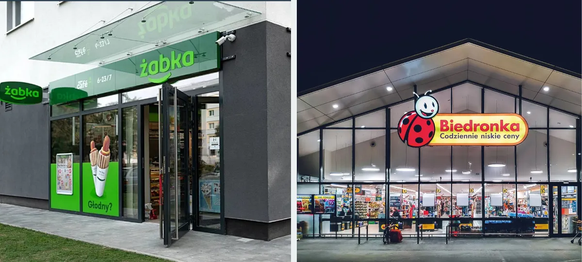 Żabka i Biedronka