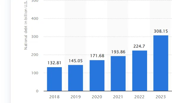 Egipt-Dlug-publiczny-w-miliardach-dolarow-amerykanskich