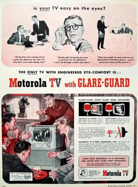 Reklama-telewizorow-Motoroli-z-1951-roku