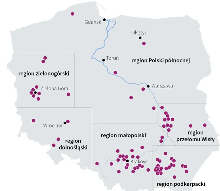 Rozmieszczenie-winnic-w-Polsce