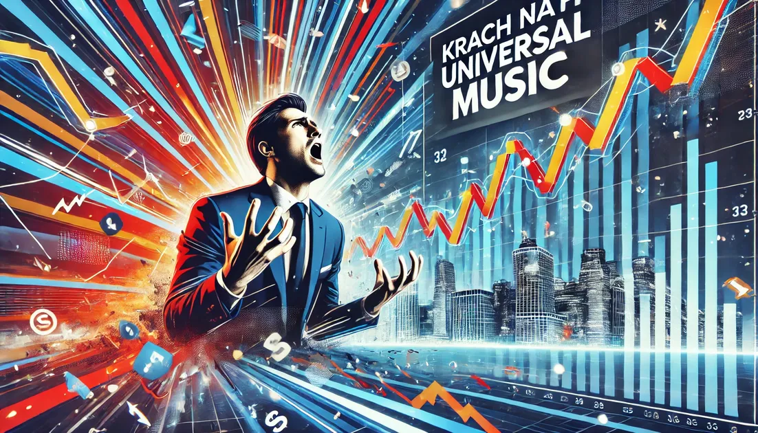 DALL·E-2024-08-04-21.00.26-A-horizontal-animated-and-catchy-header-for-an-investment-article-titled-KRACH-NA-AKCJACH-UNIVERSAL-MUSIC.-The-image-should-include-dynamic-elemen