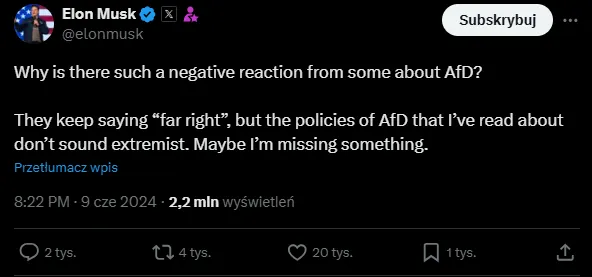 Musk-Kwestionuje-Negatywne-Opinie-o-AfD