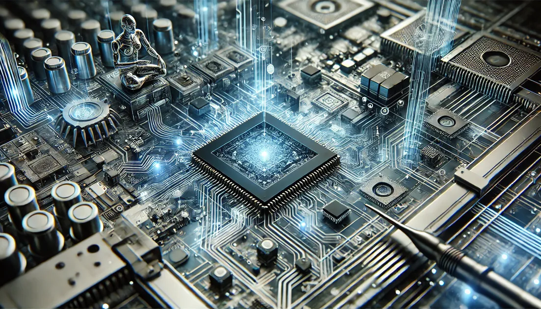 DALL·E 2025-03-05 17.12.15 – A futuristic and high-tech image symbolizing a Polish company’s potential role in shaping the future of nanoprinting technology. The scene features ad