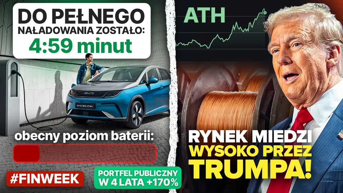 Nowy lider elektryków! | Rekordowe ceny miedzi | Nvidia ma problemy | Co z portfelem publicznym?