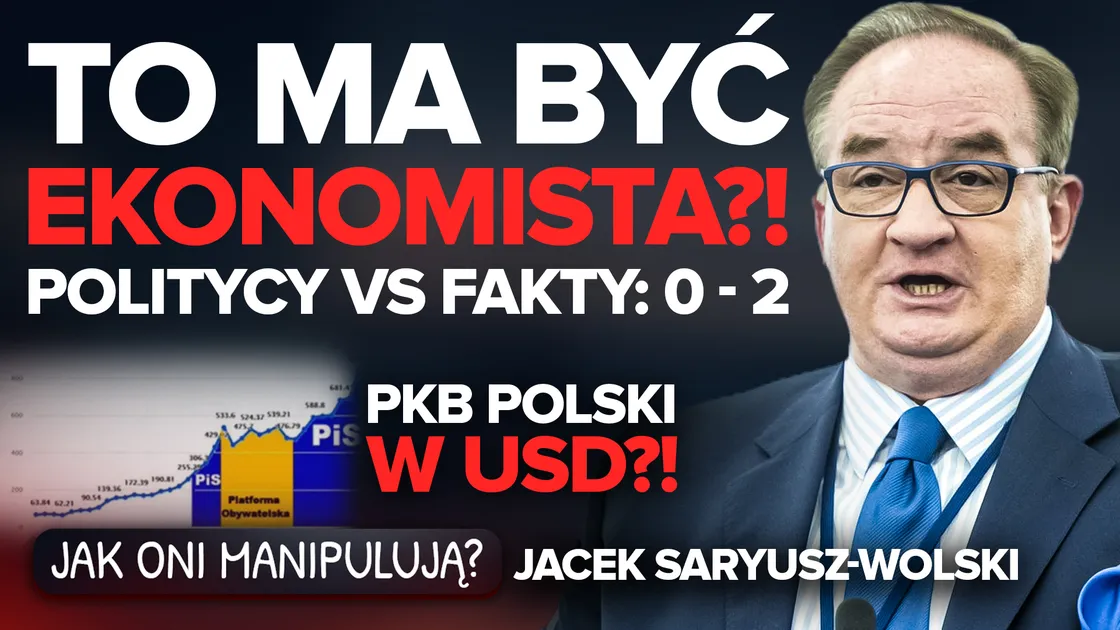 Sfałszowany wykres PKB? Tak manipulują wami politycy! Saryusz-Wolski przyłapany!