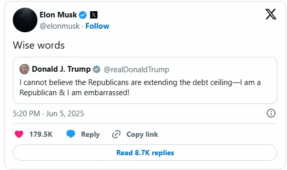 Musk-komentuje-wypowiedz-Trumpa-Wise-words