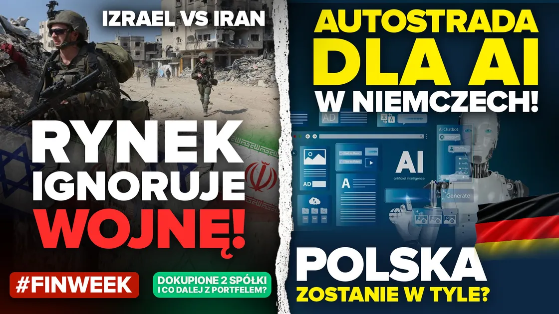 Giełda ignoruje wojnę Izraela! Niemcy chcą zdominować AI, a mój portfel wygrywa z rynkiem!
