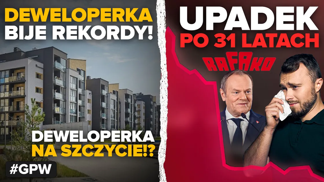 Ikona GPW upada – Rafako bankrutuje! Dino atakuje stolicę, a deweloperzy biją nowe rekordy akcji!