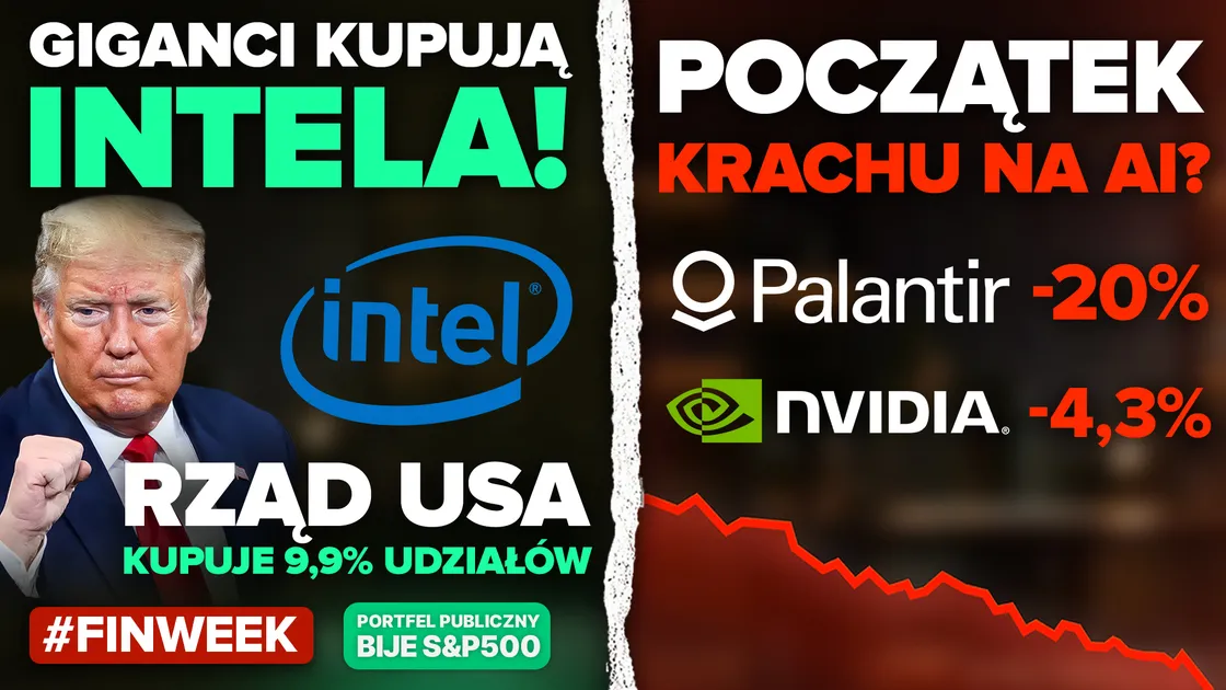 Intel dostaje drugie życie! USA i SoftBank ratują giganta, a AI hossa łapie zadyszkę!
