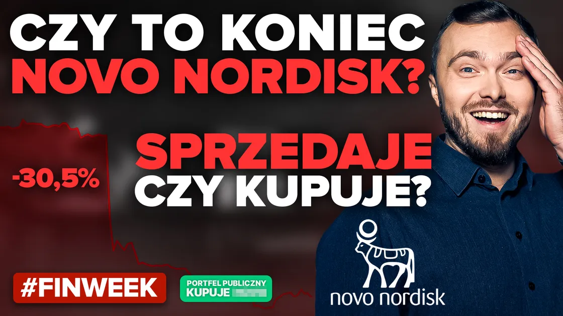 Krach Novo Nordisk: minus 30% w jeden dzień! Co robię z akcjami?