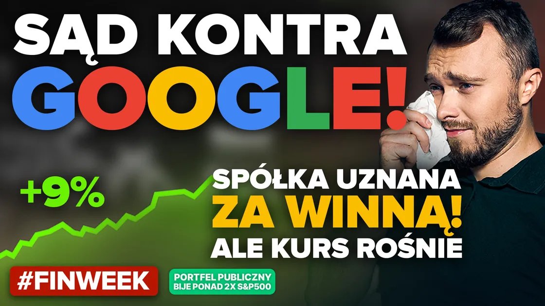 Google uznane WINNYM monopolu, a akcje… rosną! Co dalej i jaka nowa spółka trafia do portfela?