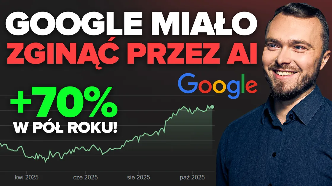 AI miało zabić Google, a kurs wzrósł o 70%! Co się zmieniło i czego nauczyło to inwestorów?
