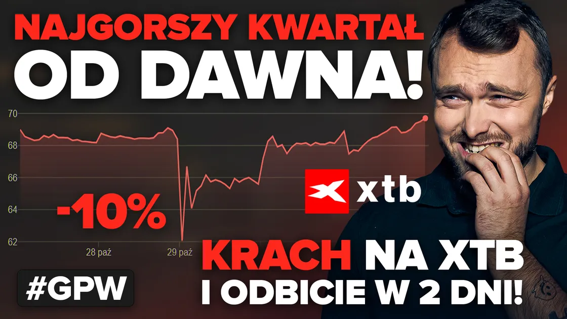 Krach akcji XTB, rekordy Kruka i dalsza ekspansja Żabki – co dzieje się na GPW?