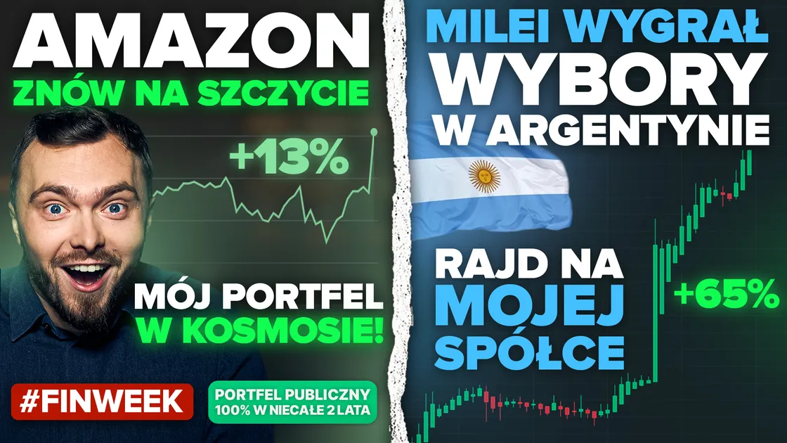 Amazon bije rekordy, moja spółka +70% w tydzień, a portfel na rekordzie! AI hossa trwa – co dalej?