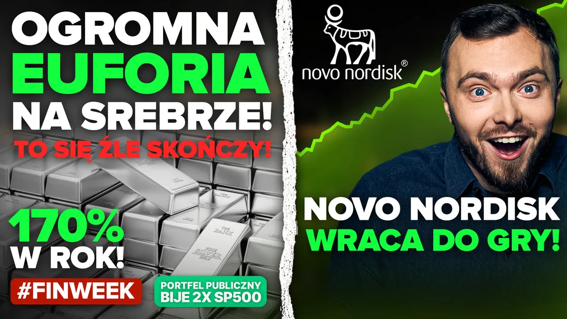 Ceny srebra w bańce? Novo Nordisk odbija, a Nvidia gra va banque.