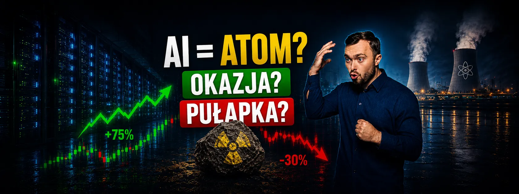 AI pożera energię, a uran spada o 30. Okazja czy pułapka