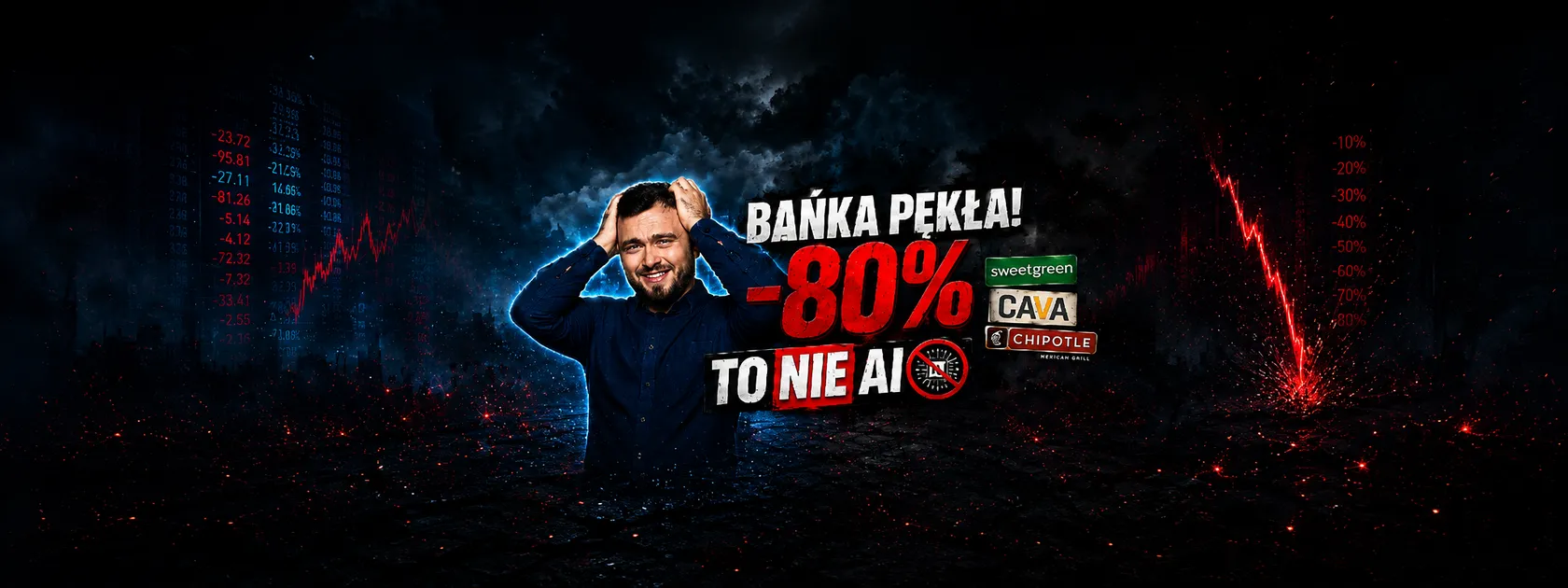 Bańka na giełdzie pękła, ale nie tam, gdzie wszyscy jej szukali. Tu nie chodzi o AI!