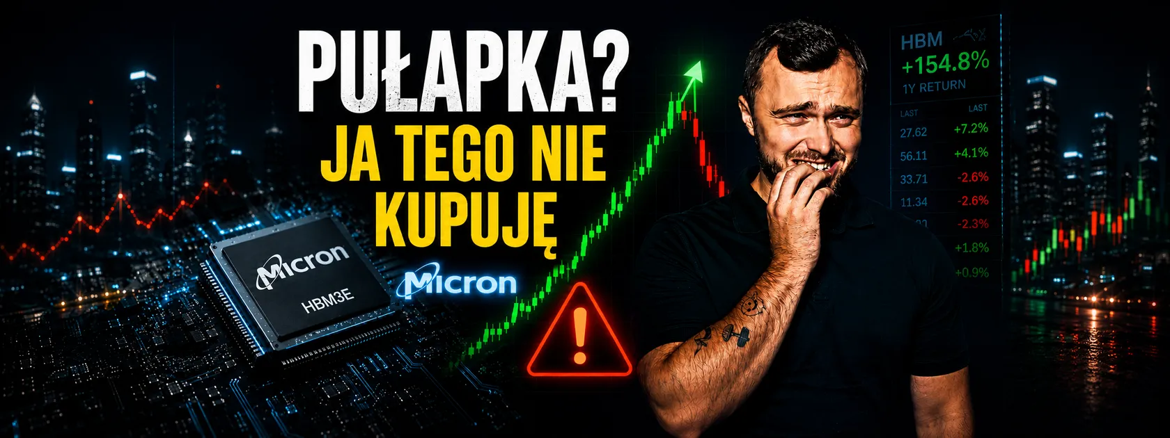 Dlaczego NIE mam dziś akcji spółek pamięci, choć to najgorętszy temat AI