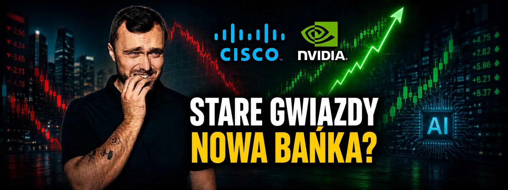 Gwiazdy internetowej bańki znów rosną dzięki AI. Czy historia się powtarza
