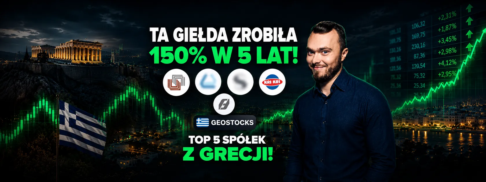 Zapomniana giełda daje zarobić miliony. Odkrywam 5 perełek z Grecji