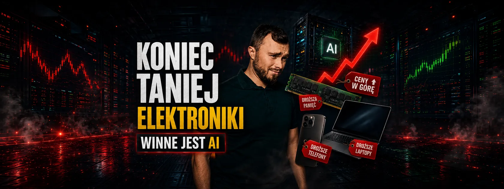 Boom AI właśnie uderza w Twój portfel. Elektronika będzie droższa!