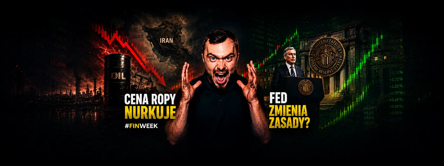 Ceny ropy ostro spadają, a nowy szef Fed wywraca giełdę do góry nogami!