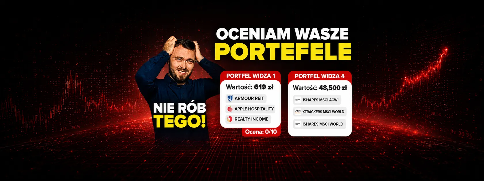 Oceniam najgorsze portfele inwestycyjne widzów. To nadaje się na finansowy kryminał!