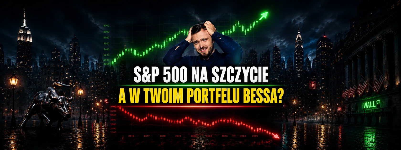 S&P 500 bije rekordy, a Twój portfel spada To nie jest przypadek!