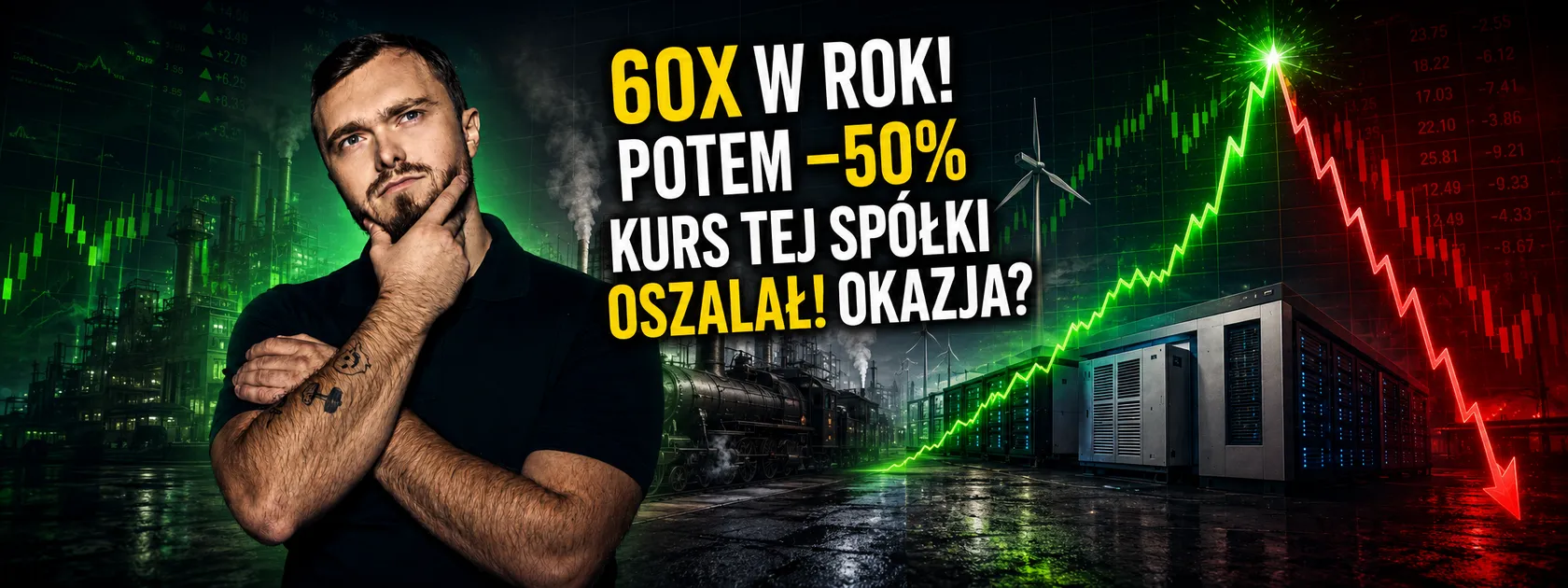 Ta spółka urosła 60 razy w rok, a potem spadła o 50%. Czy można na niej jeszcze zarobić?