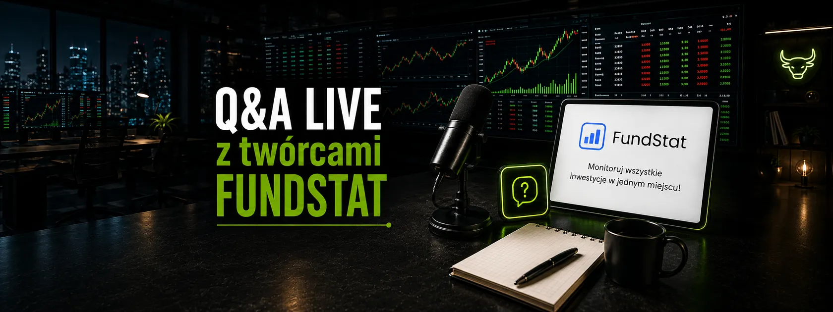 Q&A LIVE z twórcami Fundstat - mini www