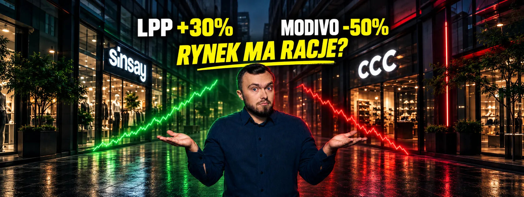 LPP rośnie, a MODIVO tonie. Czy giełda ma rację