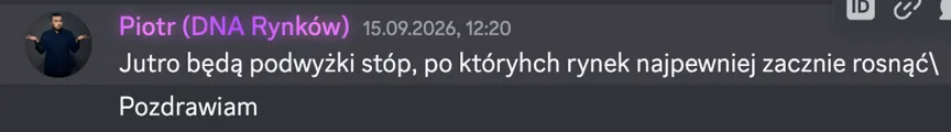 Prognoza podwyżki stóp