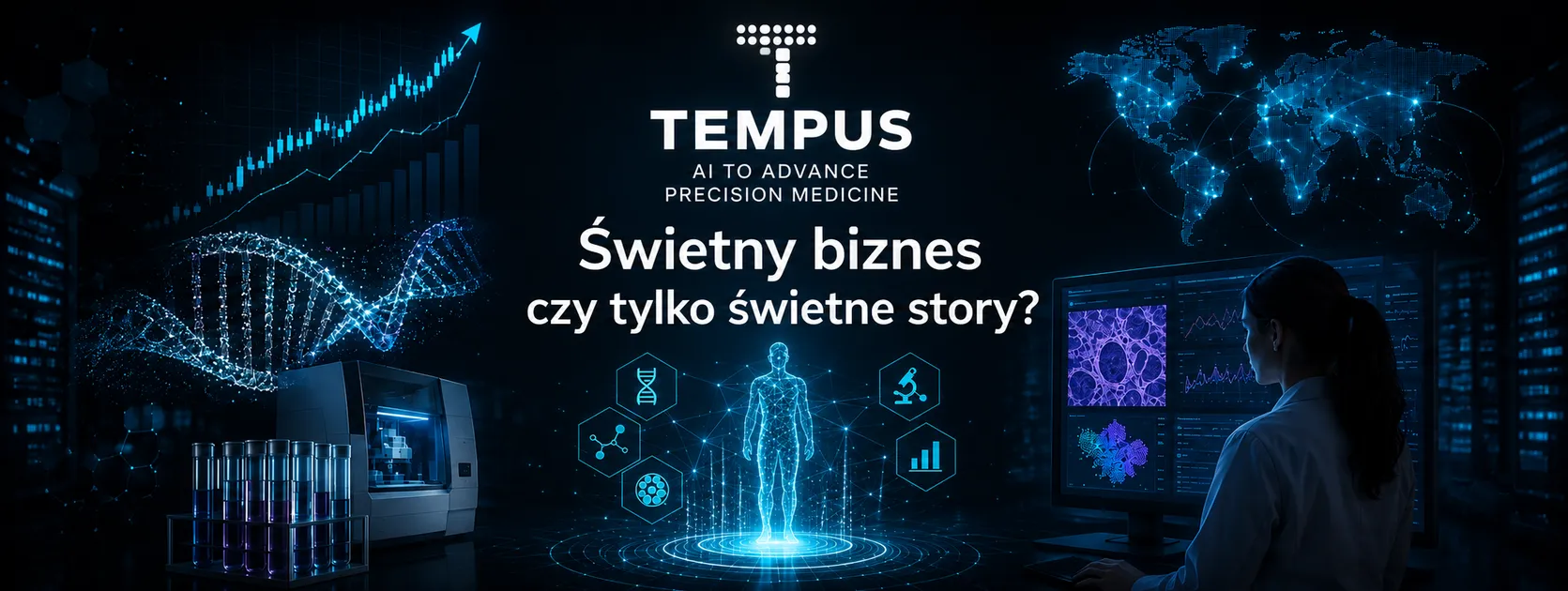 Zdjęcie stanowi tło do artykułu na temat spółki Tempus AI
