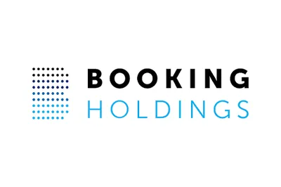 Zdjęcie przedstawia logo spółki Booking Holdings