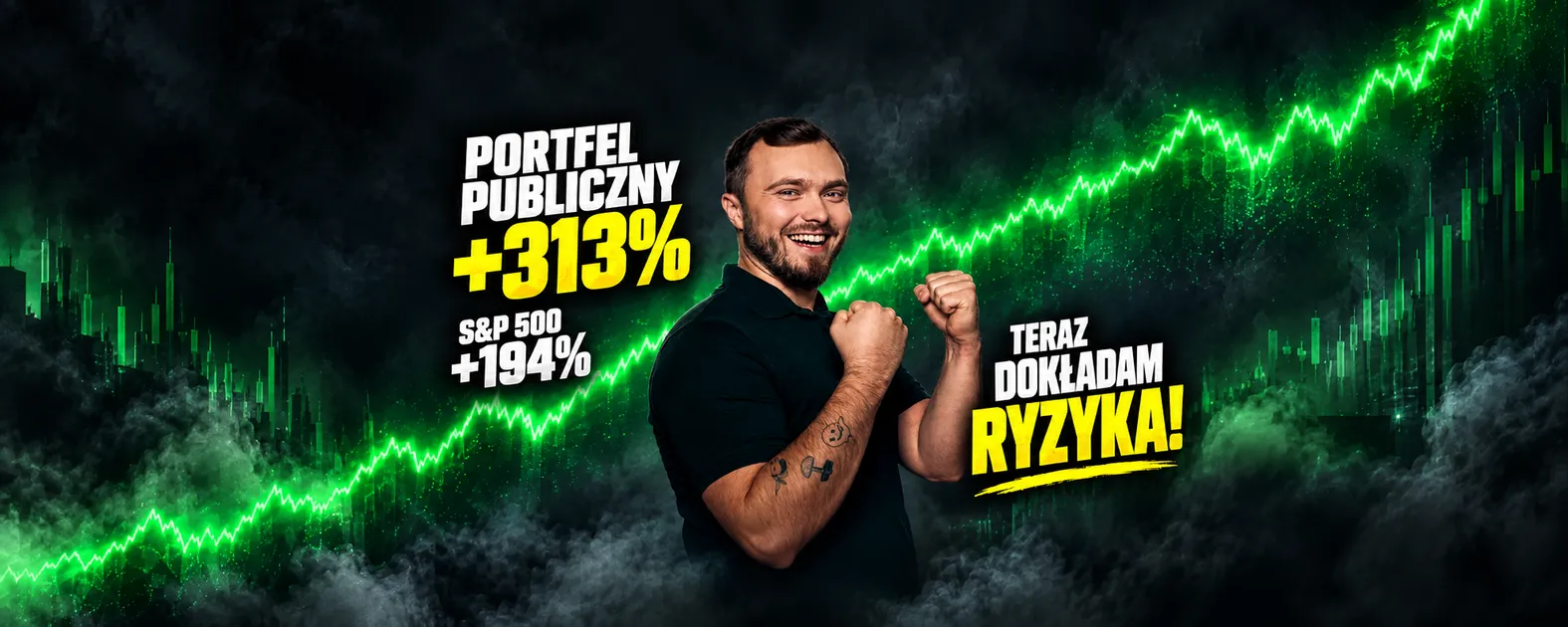 Portfel publiczny i neonowy wzrost