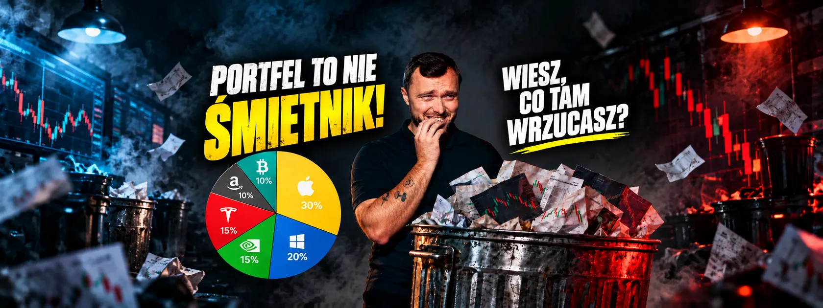 Portfel to nie śmietnik!