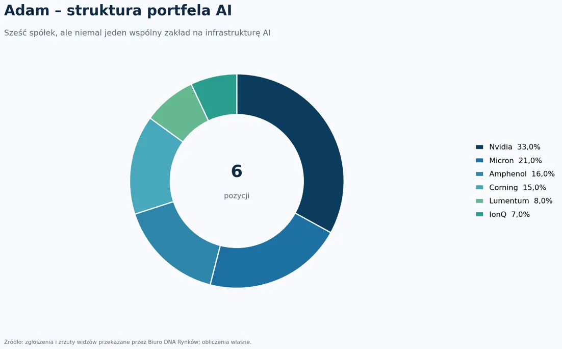 Struktura portfela AI Adama