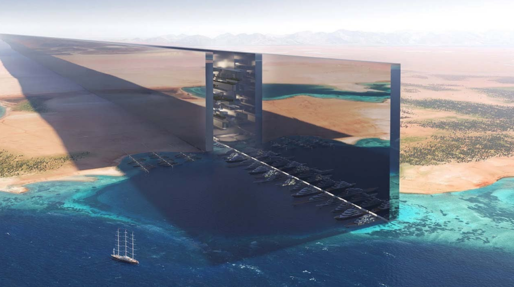 Budowany właśnie „line city” w Arabii Saudyjskiej - turystyka poza polską