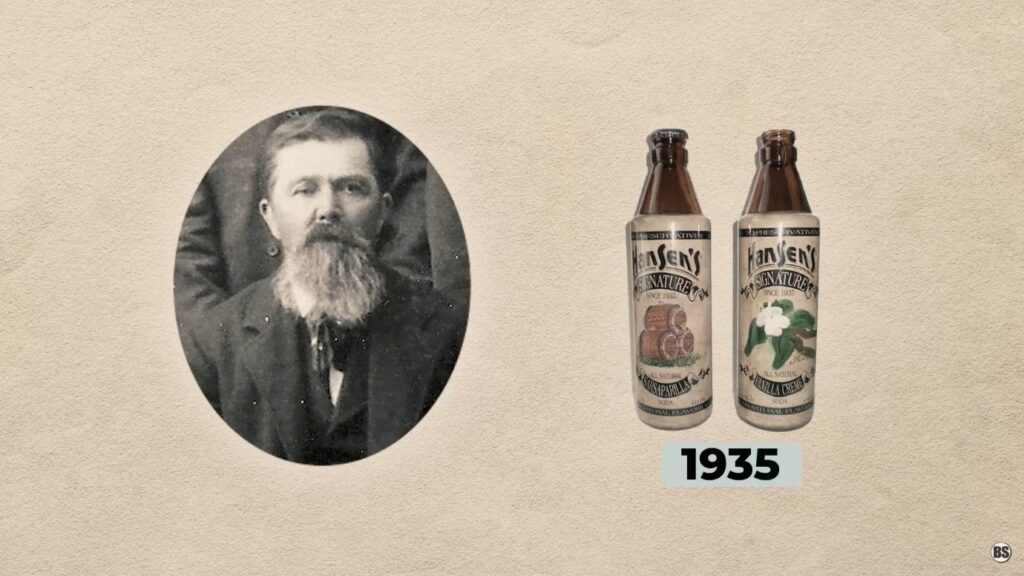 Założyciel firmy Hubert Hansen i pierwsze napoje spółki Hansen – poprzednika Monster Beverage