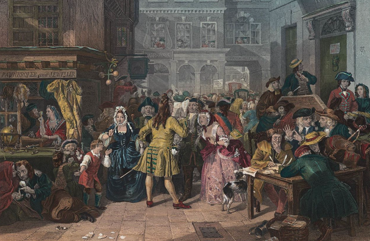 Kompania Mórz Południowych – obraz Edwarda Matthew Warda