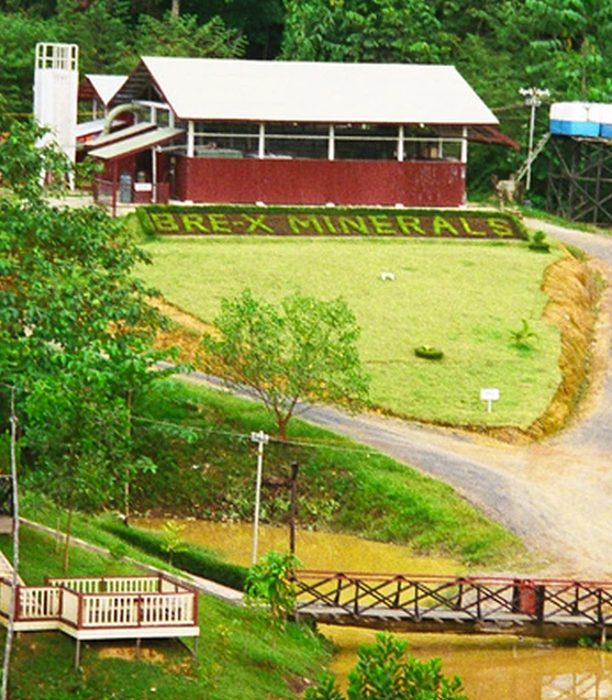 Obóz górniczy Bre-X na Borneo – zdjęcie z 1997 roku