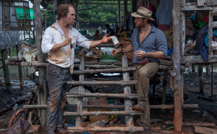 Scena z filmu gold z 2016 roku, który był oparty na prawdziwej historii Bre-X